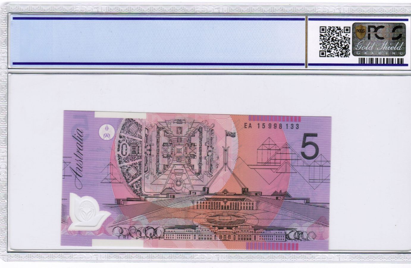 2015 MS67 EA15 - $5  Last Prefix