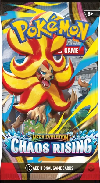 Pokemon: Mega Evolution - Chaos Rising Single Booster Pack