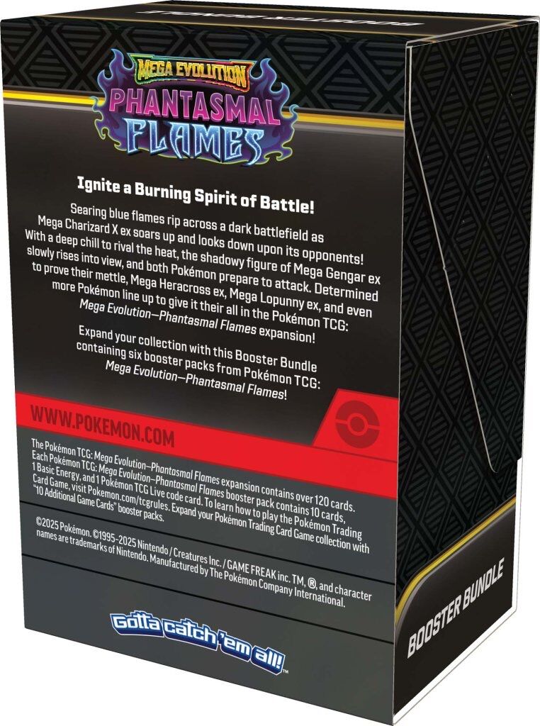 Pokemon: Mega Evolution - Phantasmal Flames Booster Bundle
