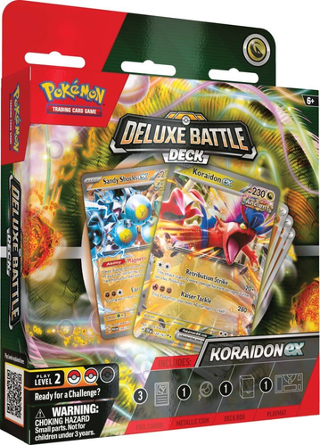 POKÉMON: Miraidon ex / Koraidon ex Deluxe Battle Deck