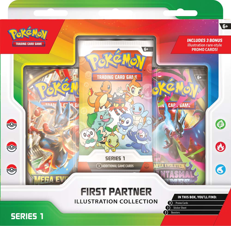 Pokemon: First Partner Illustration Collection - Series 1