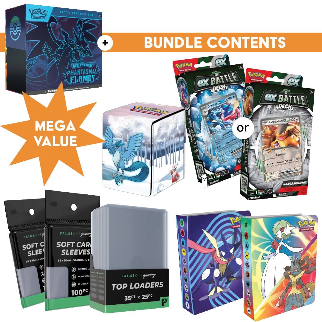 Mega Value Bundle - Phantasmal Flames ETB Bundle
