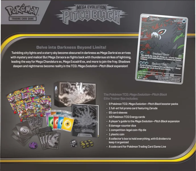 Pok√©mon: Mega Evolution Pitch Black Elite Trainer Box