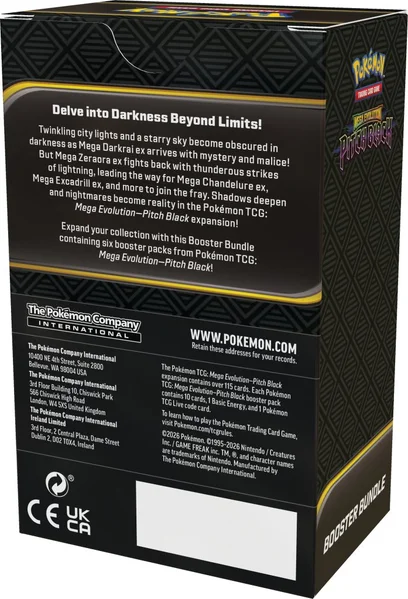 Pokémon: Mega Evolution Pitch Black Pitch Black Booster Bundle