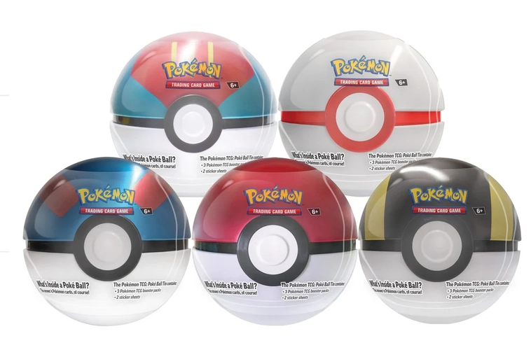  Pokemon: Best of Pokeball Tin - Includes Booster Packs
