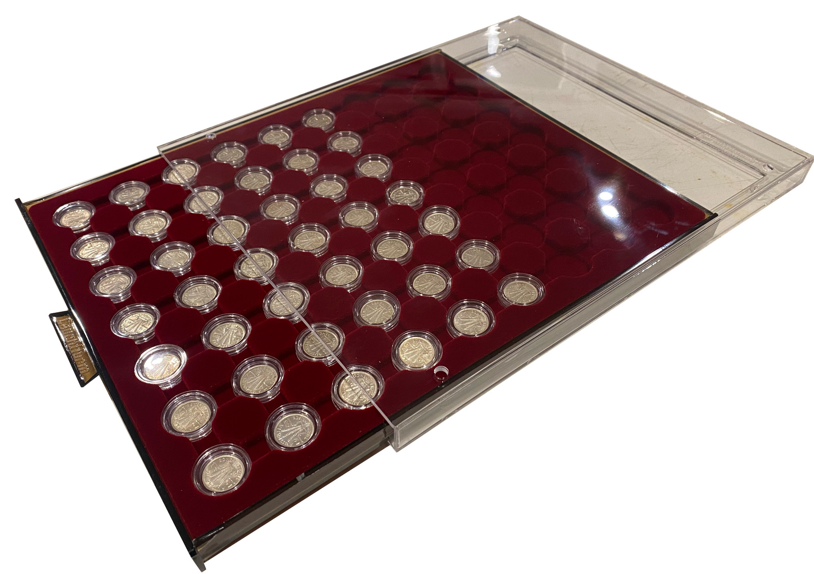 Threepence, 3d Coin Tray - 63 X 16.5mm compartments
