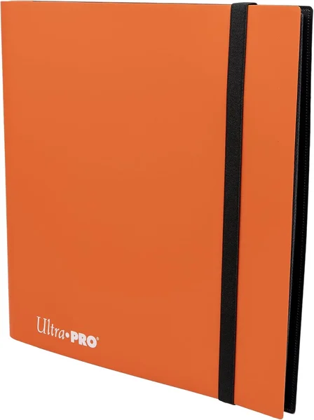 ULTRA PRO: Large 12-pocket Eclipse Pumpkin Orange Pro Binder