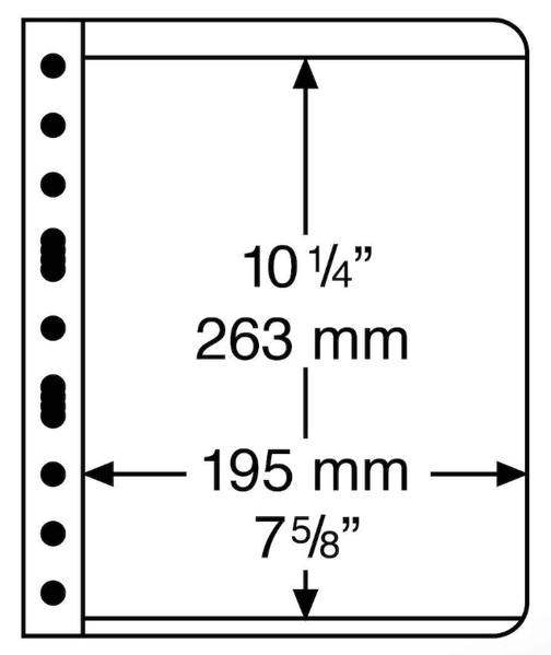 Vario 1 Pocket Banknote Album Sleeve Pk 5 (VARIO1C)
