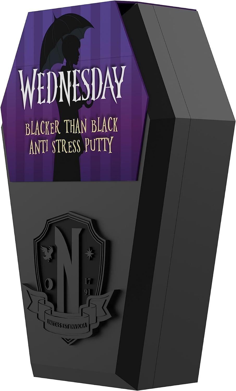 Netflix Wednesday Adams - Blacker Than Black Anti-Stress Putty