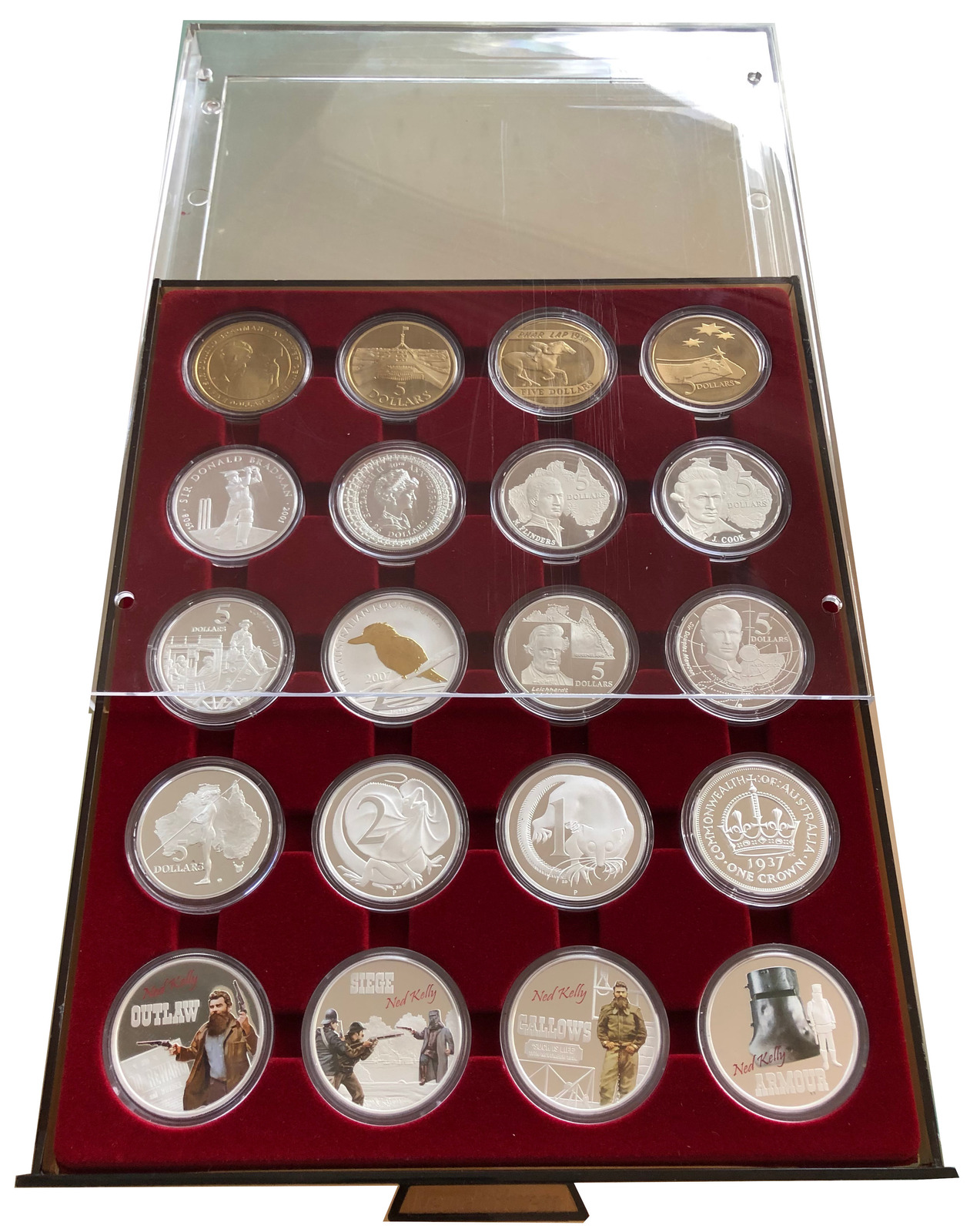 Crown Coin Tray - 20 X 39mm compartments
