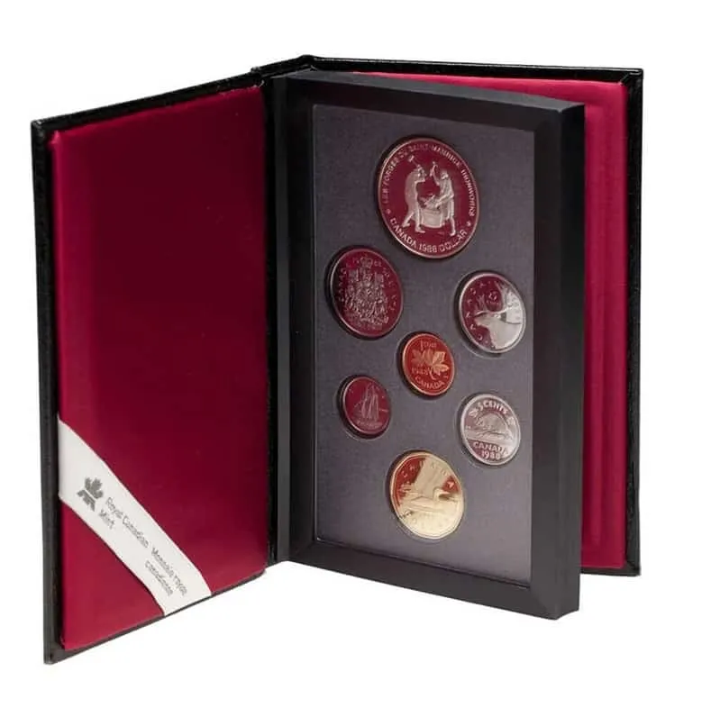1984 Canadian Proof Set - Includes silver dollar 