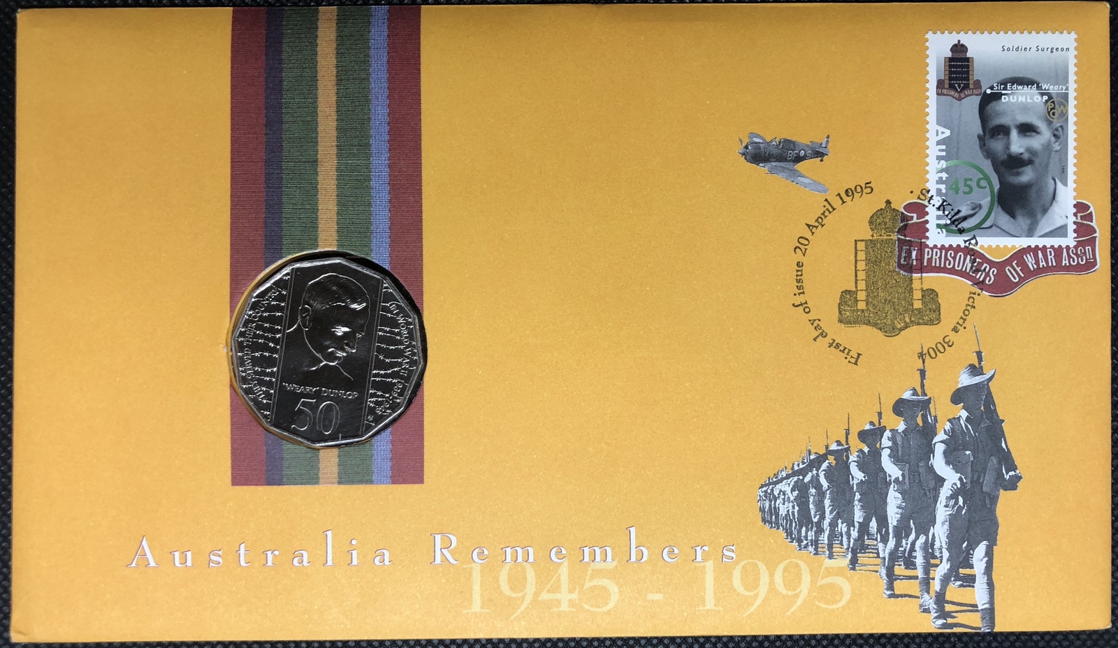 Details about   1995 SIR EDWARD WEARY DUNLOP 50C ROYAL AUSTRALIA MINT COIN COVER PNC & COA 