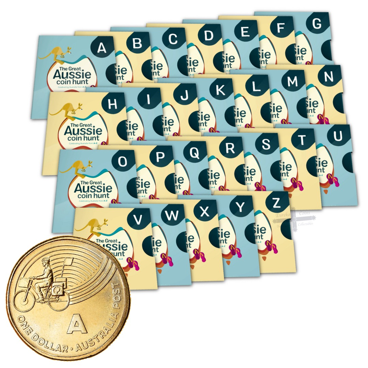 2019 $1 Great Australian Coin Hunt - Individually Carded Coins