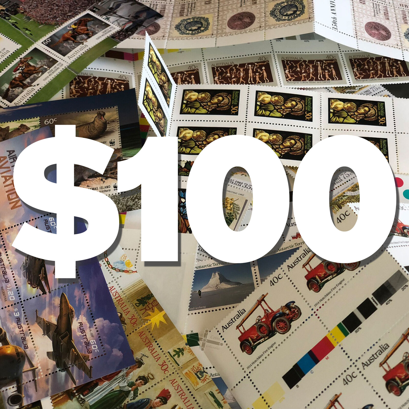 $100 Value - Bulk unused Stamps