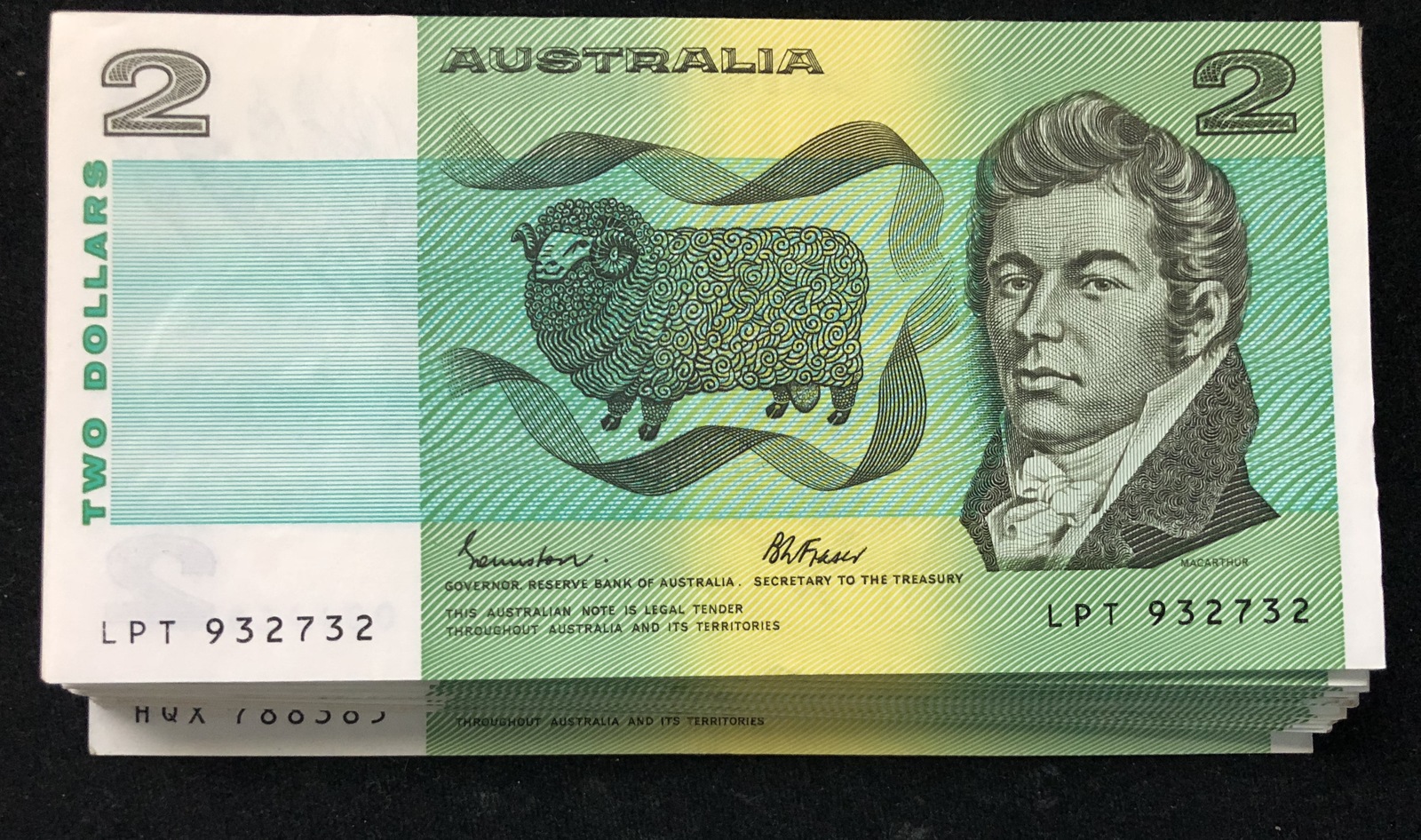 1985 - $2 Johnston/Fraser High Grade Banknote