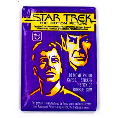 1979 Topps Star Trek: The Motion Picture Trading Card Pack