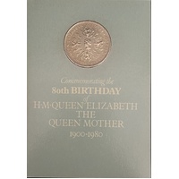 1980 Crown Commemorating the 80th Birthday of the Queen Mother