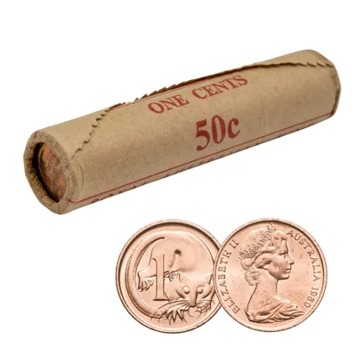 1980 One Cent RAM Roll (1c)