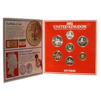 1985 United Kingdom Brilliant Uncirculated Seven-Coin Collection