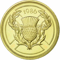 1986 £2 United Kingdom Commonwealth Games Coin