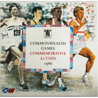 1986 2 Pound United Kingdom Commonwealth Games Coin