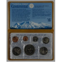 1987 New Zealand Uncirculated 7 Coin Set