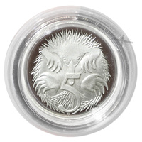 1991 5c Sterling Silver Proof Coin in Capsule