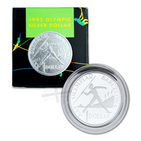 1992 $1 Olympic Silver Dollar Coin