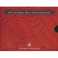 1992 $10 Northern Territory Silver State Series