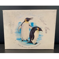 1992 $10 Birds of Australia Piedfort Proof - Emperor Penguin