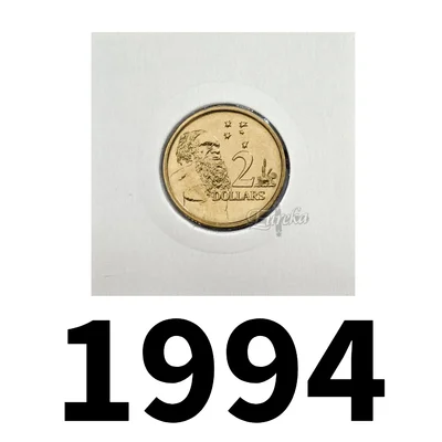 1994 $2 Aboriginal Elder Coin in 2x2