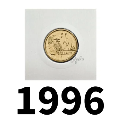 1996 $2 Aboriginal Elder Coin in 2x2