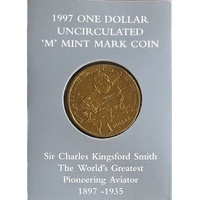 1997 $1 Sir Charles Kingsford Smith "M" Mintmark