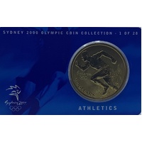 2000 $5 Sydney Olympic Gold Coin - Athletics