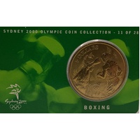 2000 $5 Sydney Olympic Gold Coin - Boxing