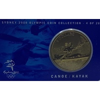 2000 $5 Sydney Olympic Gold Coin - Canoe/Kayak