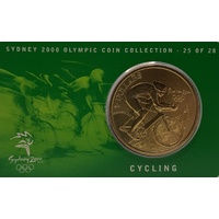 2000 $5 Sydney Olympic Gold Coin - Cycling