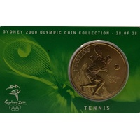 2000 $5 Sydney Olympic Gold Coin - Tennis
