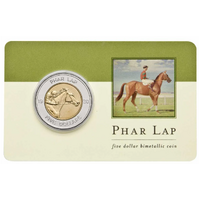 2000 $5 Phar Lap Bi Metal