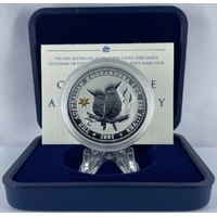 2001 1oz Centenary of the Federation Kookaburra Silver Proof Privy Coin