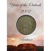 2002 $1 Year of the Outback "B" Mintmark