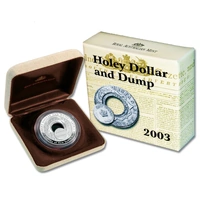 2003 $1 Holey Dollar & Dump Silver Proof Coin