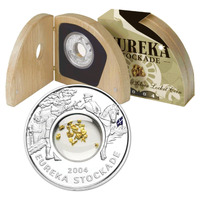 2004 1oz Eureka Stockade Silver Locket Coin