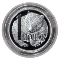 2004 $1 Wombat Sterling Silver Proof Coin in Capsule