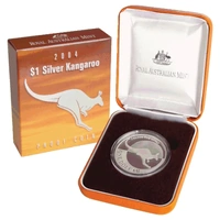 2004 1oz Kangaroo Silver Proof
