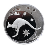 2005 1oz Kangaroo Silver Frosted Uncirculated Coin