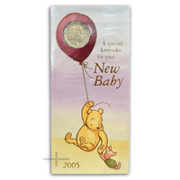 2005 50c New Baby Keepsake Uncirculated Carded Coin