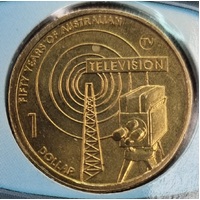 2006 $1 50 Years of Australian Television "TV" Mint Mark
