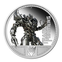 2009 1oz Transformers - Megatron Silver Proof Coin