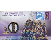 2009 NRL Premiers Melbourne Storm Limited Edition Medallion Cover